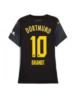 Borussia Dortmund Julian Brandt #10 Vieraspaita Naisten 2024-25 Lyhythihainen